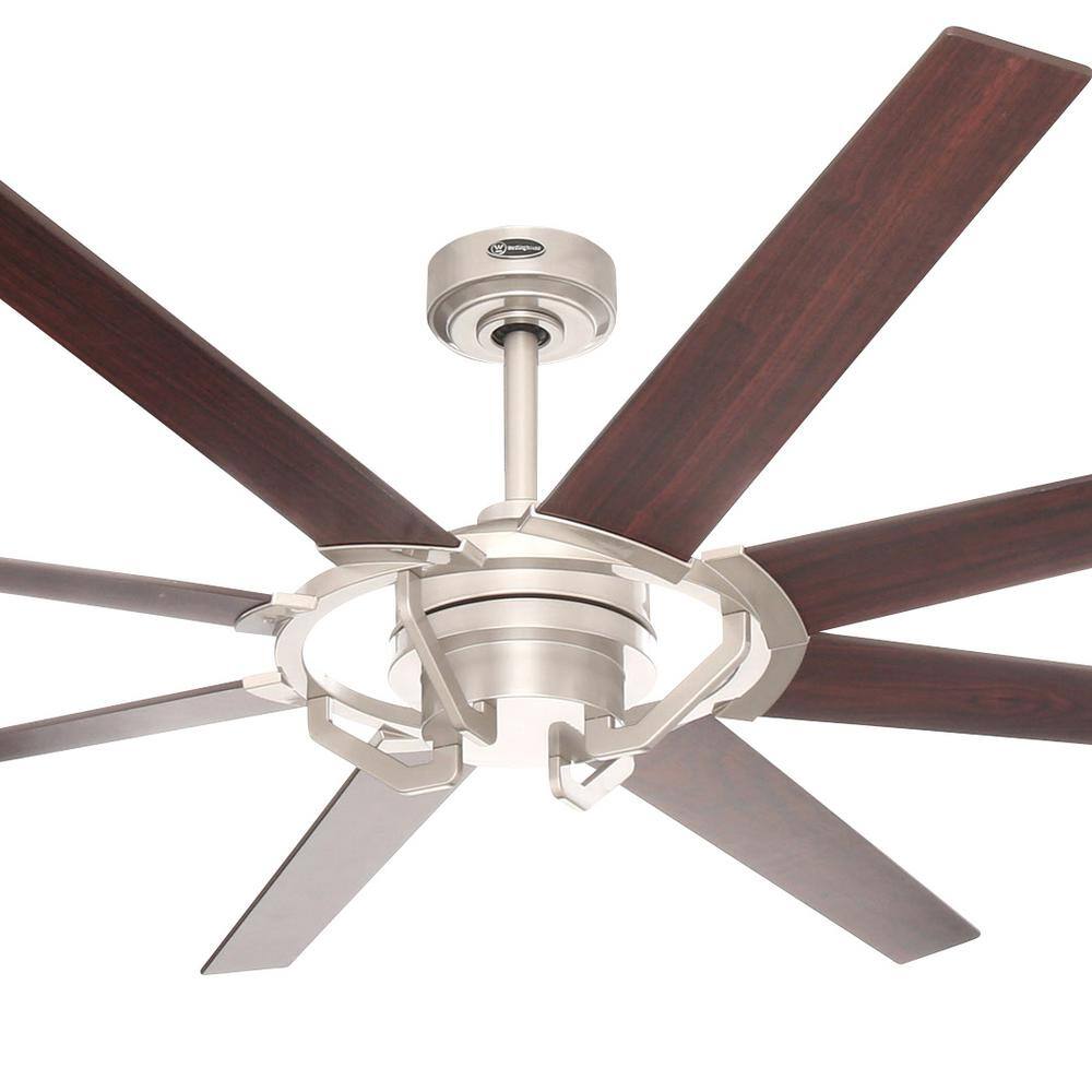 Westinghouse Damen 68 in. Nickel Luster DC Motor Ceiling Fan with Remote Control7217300 The