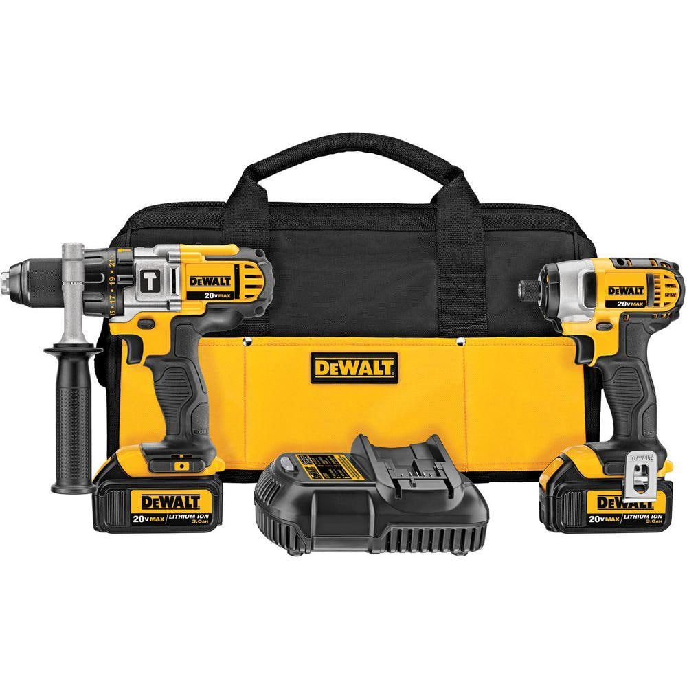 DEWALT 20-Volt MAX Lithium-Ion Cordless Combo Kit (9-Tool) with (2 ...
