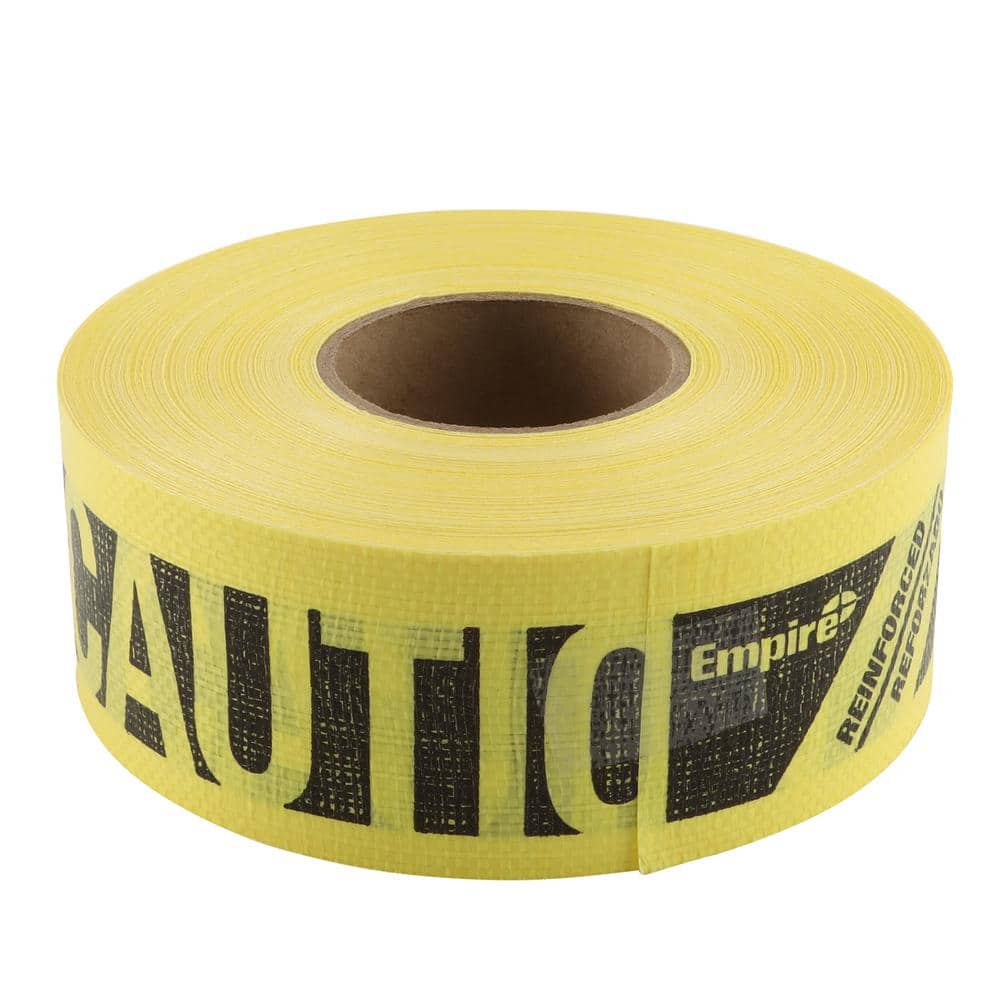 Caution tape featuring a 300-pound break strength