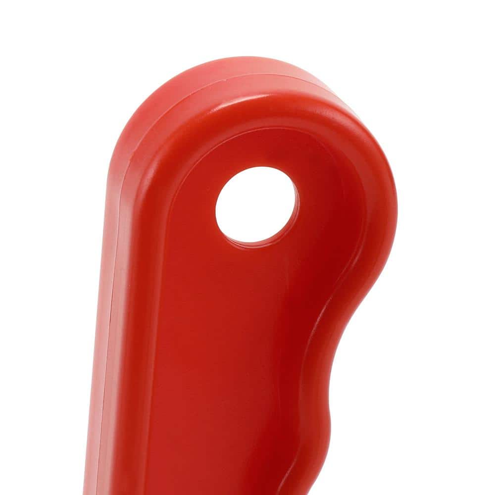 Lid opener with a hole on the end for easy hanging