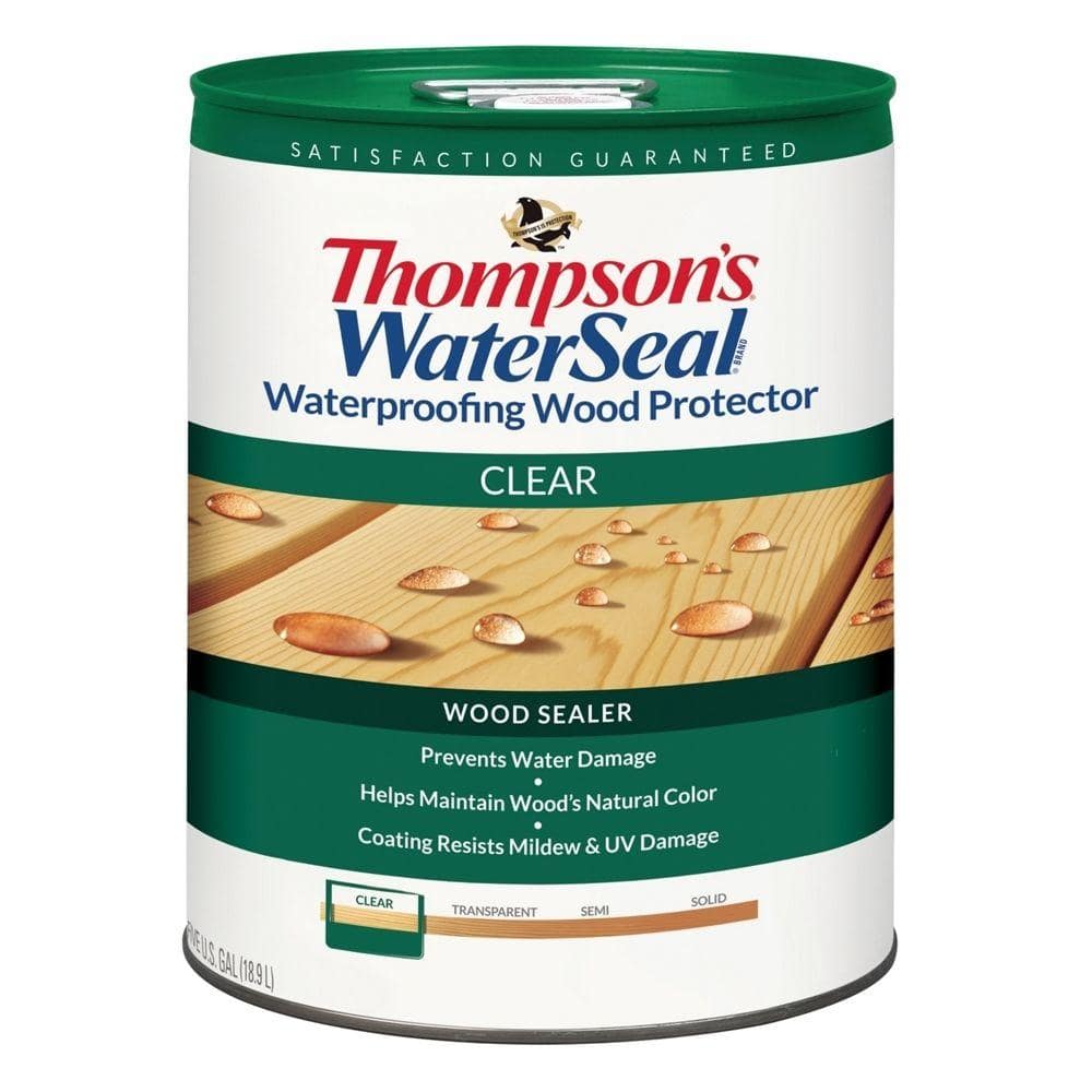 Thompson's WaterSeal 5 gal. Clear Waterproofing Wood 
