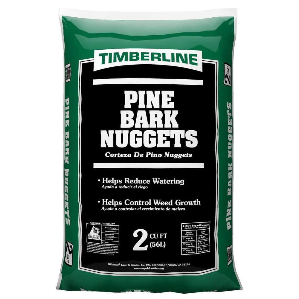 Timberline 2 cu. ft. Pine Bark Nuggets