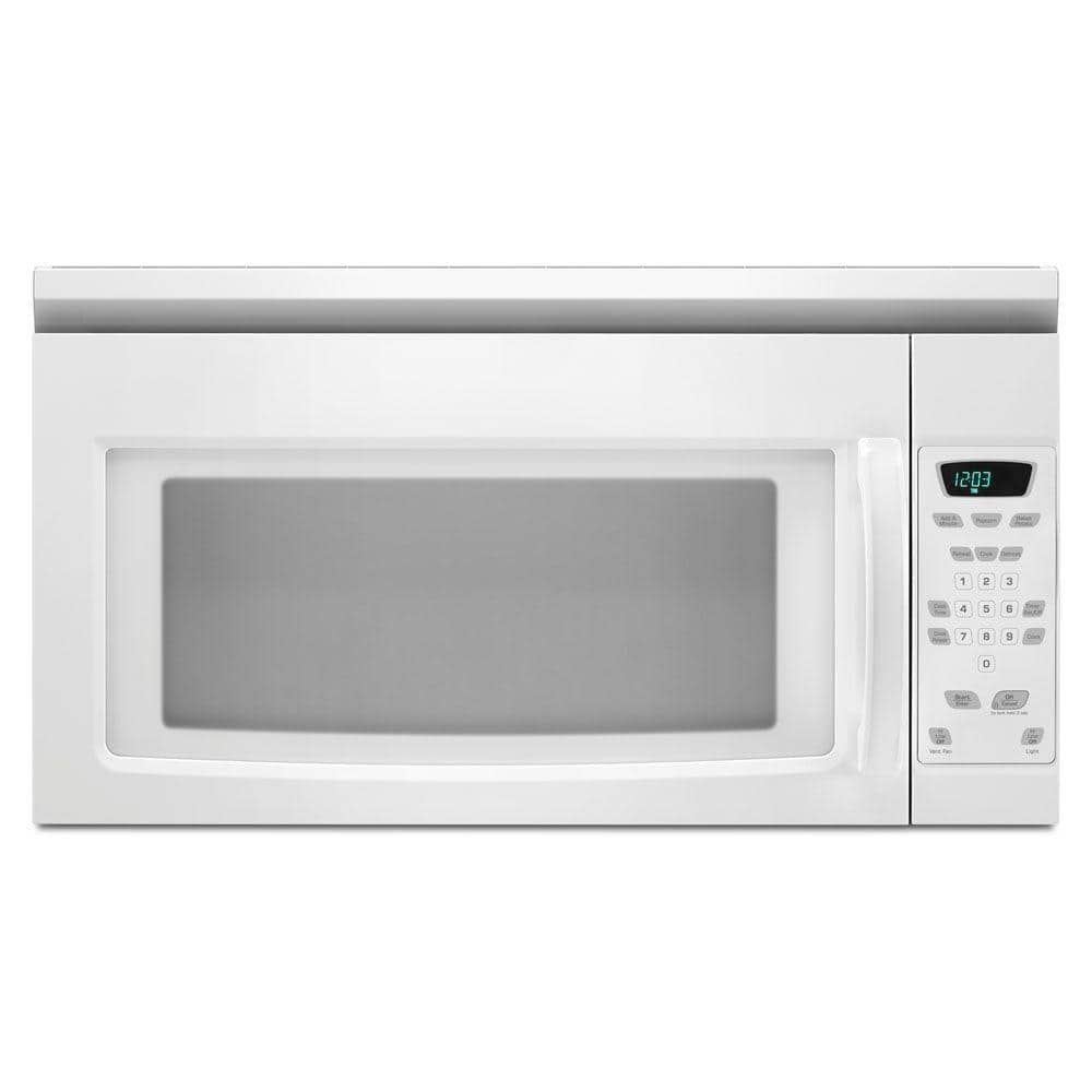 Amana 1.5 cu. ft. Over the Range Microwave in White-AMV1150VAW - The