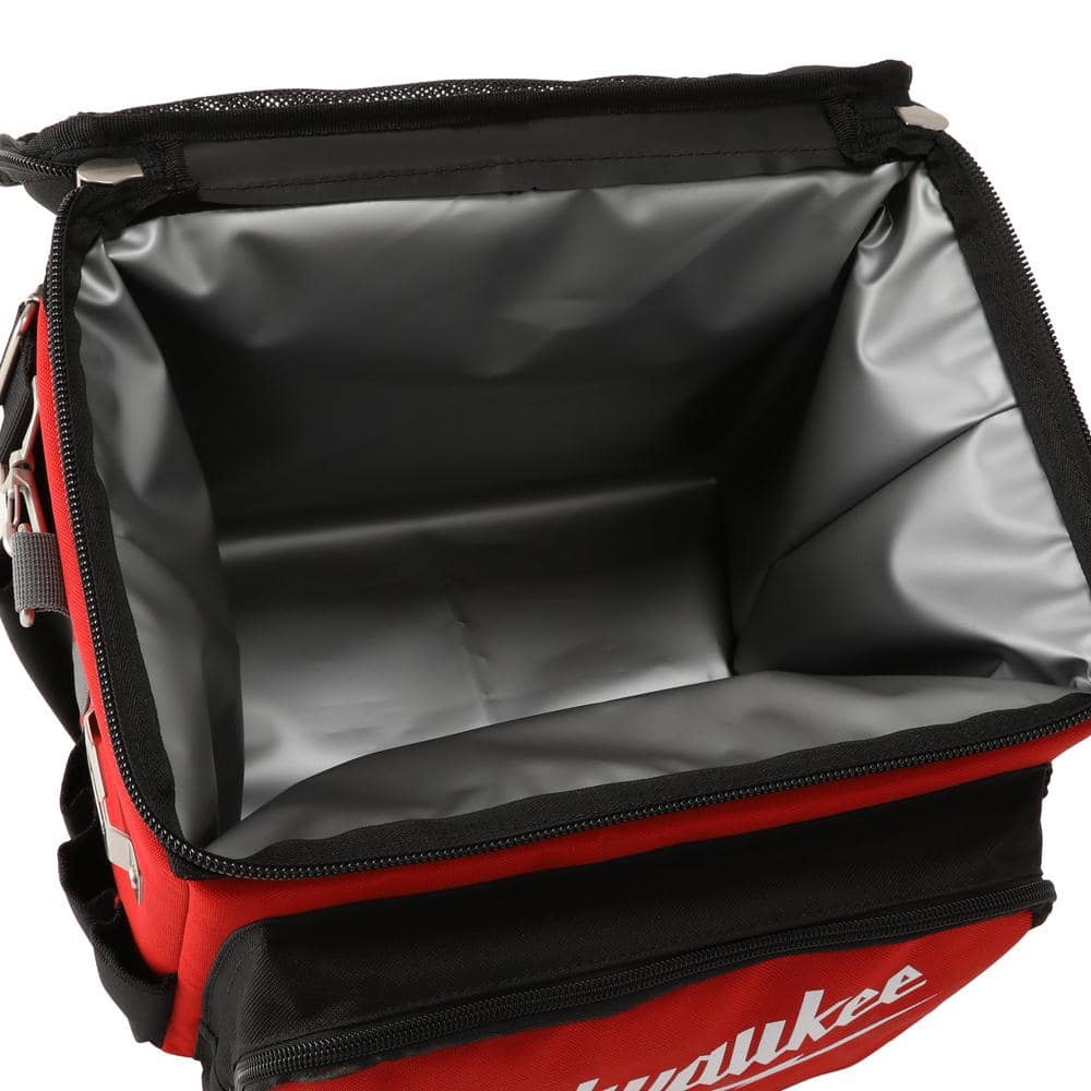 11.1 x 13.77 14.96 H 3 5 Pockets Milwaukee Electric Tool 48-22-8250 Sided Jobsite Cooler Polyester