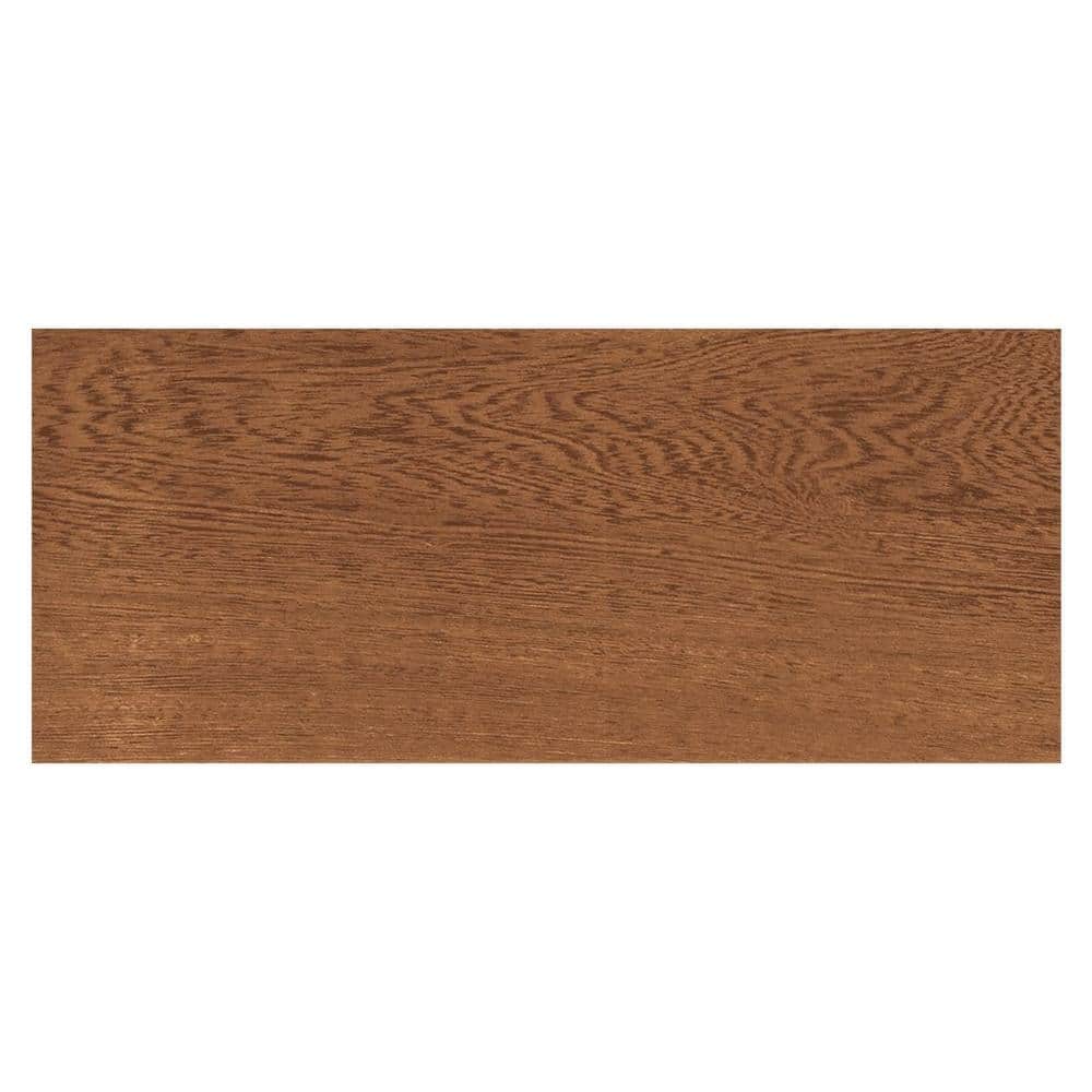 Daltile Parkwood Cherry 7 in. x 20 in. Ceramic Floor and Wall Tile (10.
