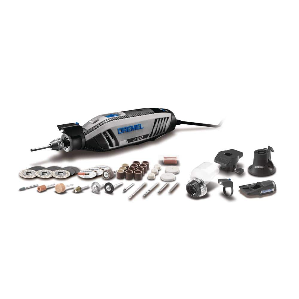 Dremel 4300 Series 1.8 Amp Corded Variable Speed Rotary Tool Kit with Case (45 Accessories)