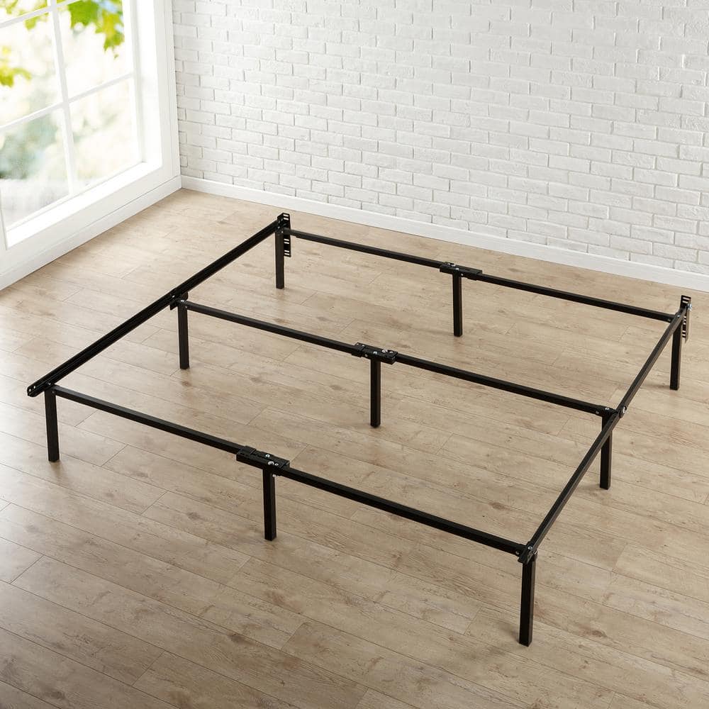 Zinus 12 in. King Compact Bed Frame with 9 Legs and Center Bar-HD-SBF
