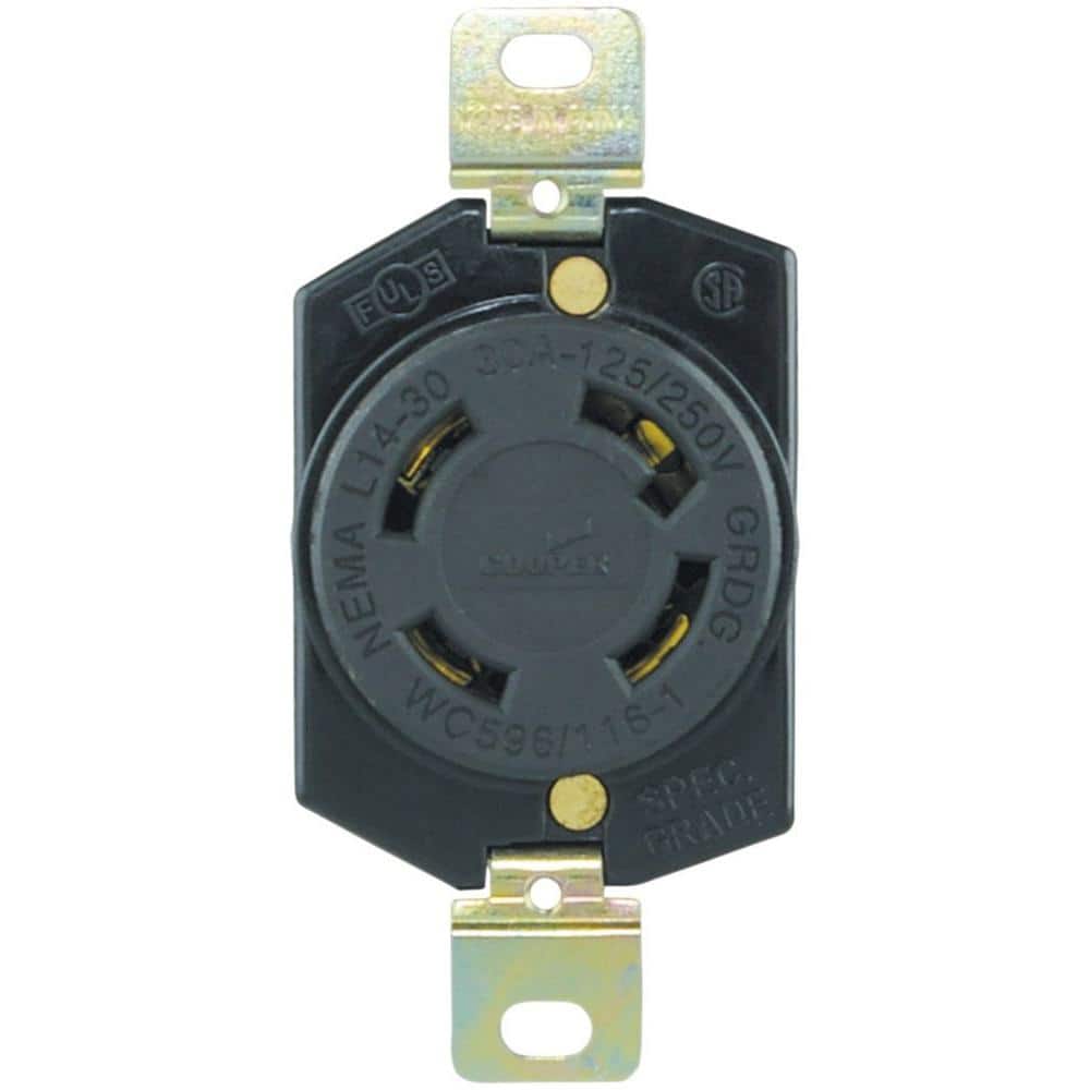 Eaton 30 Amp 125/250-Volt Hart-Lock Industrial Grade ... l14 20r receptacle wiring diagram 