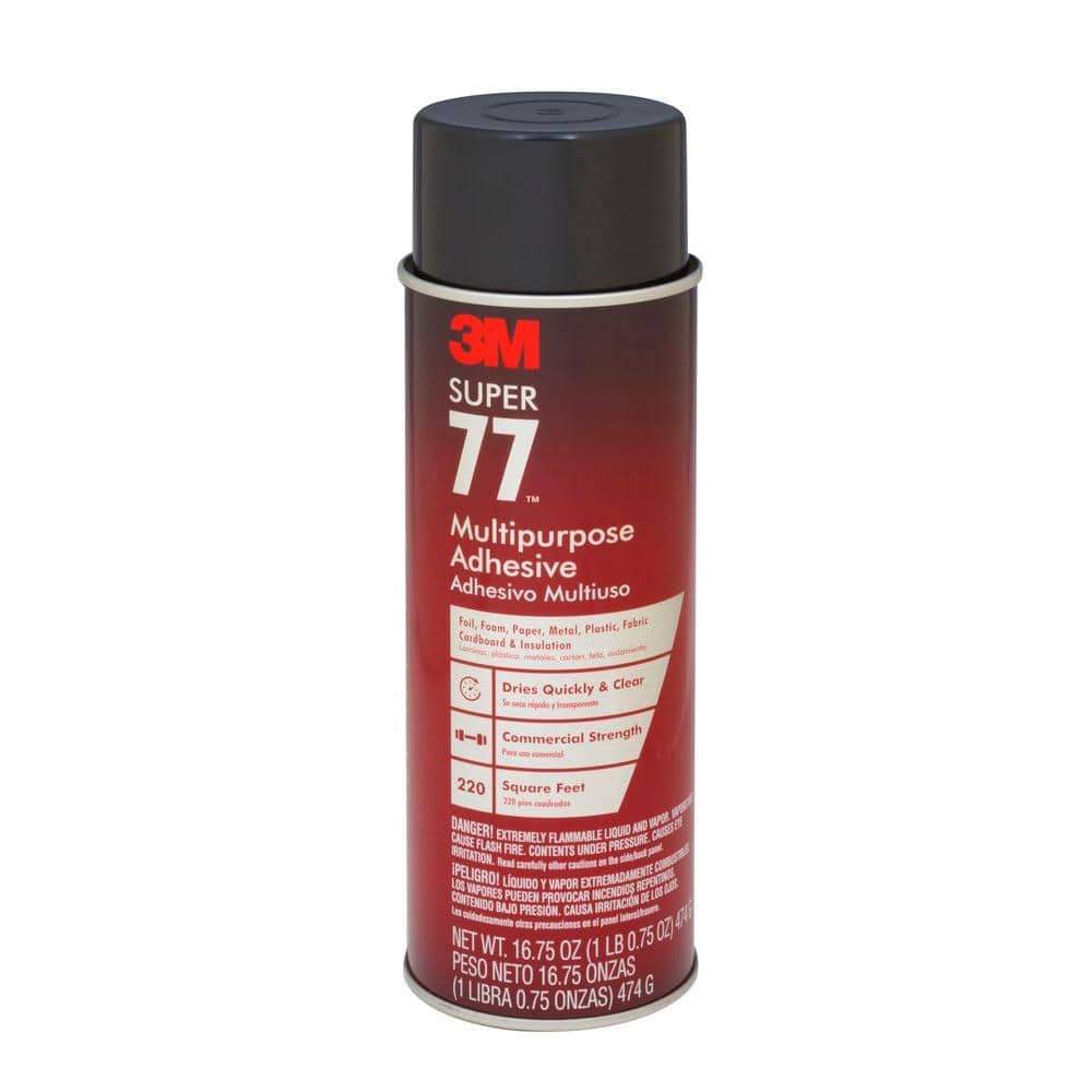 3m 16 75 Oz Super 77 Multi Purpose Spray Adhesive 77 24 The