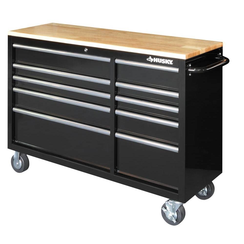 Husky Rolling Tool Cabinet Chest Box 52 In.