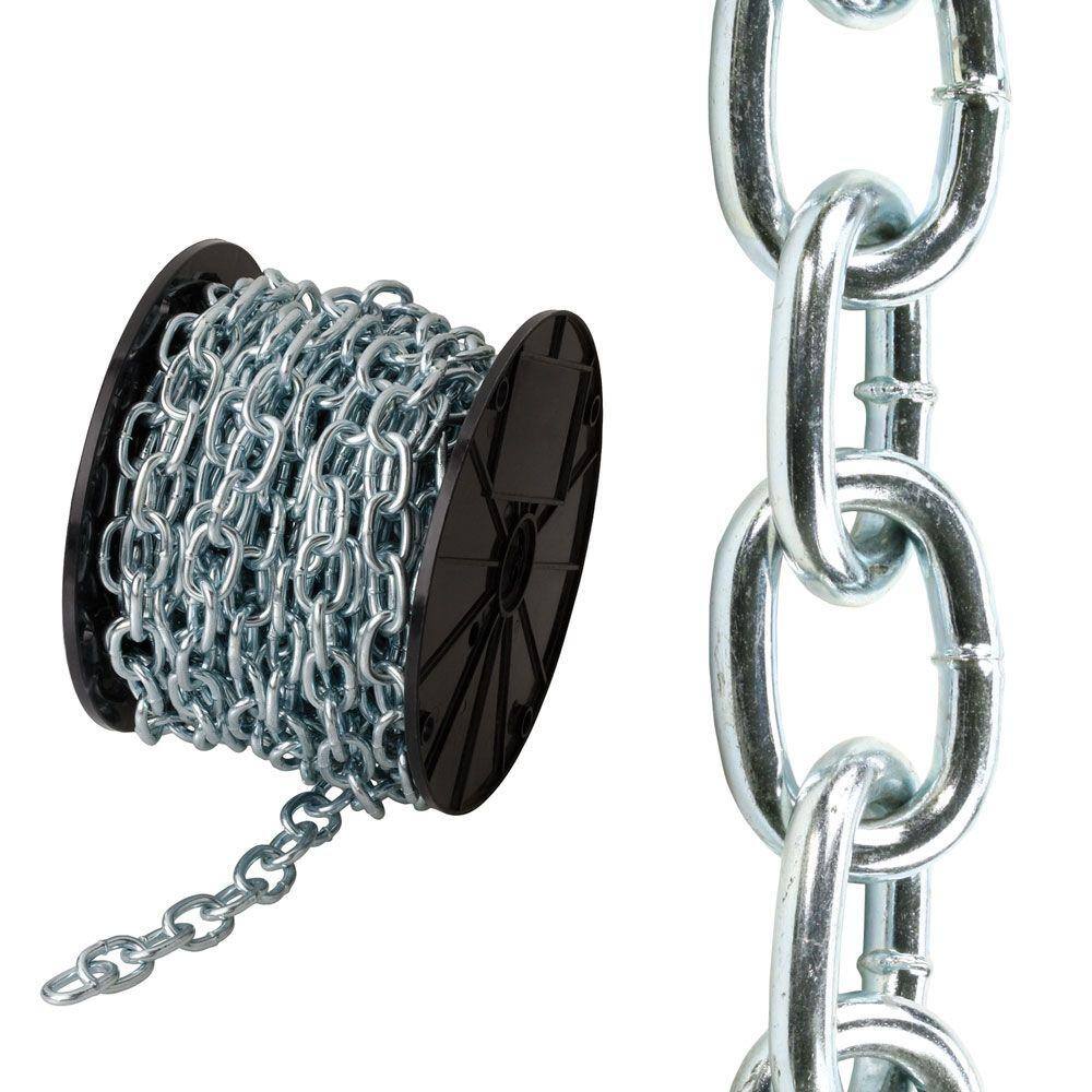 Everbilt 3/8 in. x 3 ft. Anti-Theft Security Chain-810602 - The ...