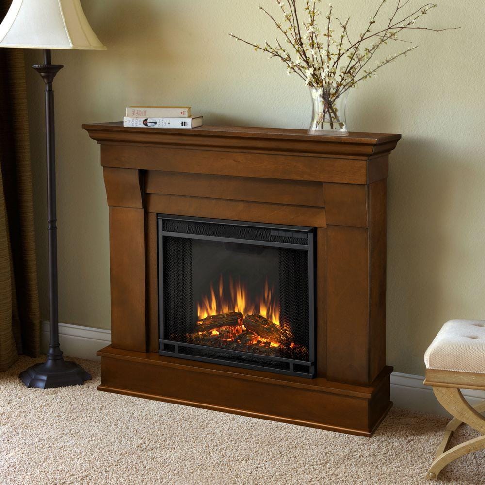 Real Flame Chateau 41 in. Electric Fireplace in Espresso 