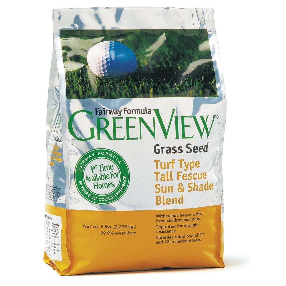 Greenview Turf Tall Fescue Sun and Shade Blend Grass Seed2829209X The Home Depot