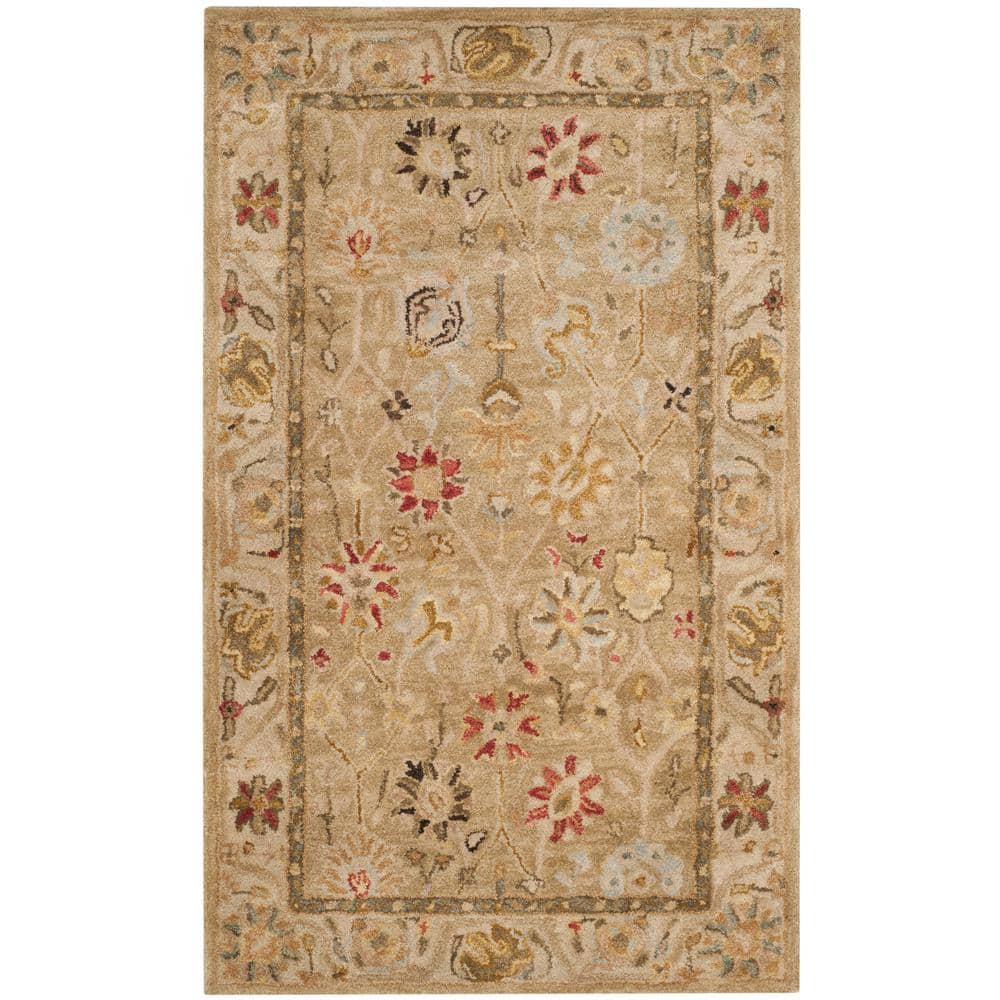 Safavieh Antiquity Taupe/Beige 3 ft. x 5 ft. Area Rug-AT859B-3 - The ...