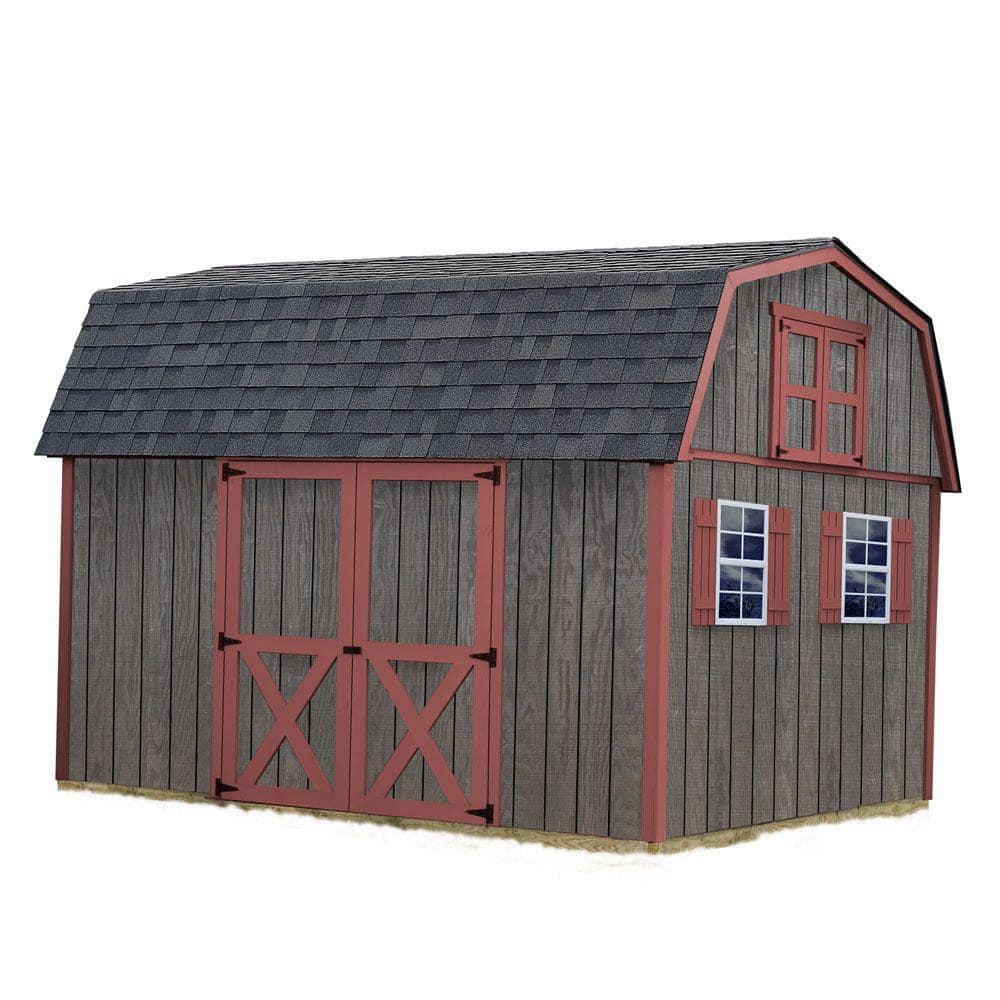 Best Barns Arlington 12 ft. x 24 ft. Wood Storage Shed Kit 