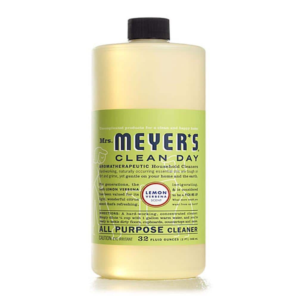 Mrs. Meyer's Clean Day 32 oz. Lemon Verbena Scent Multi-Purpose Cleaner ...