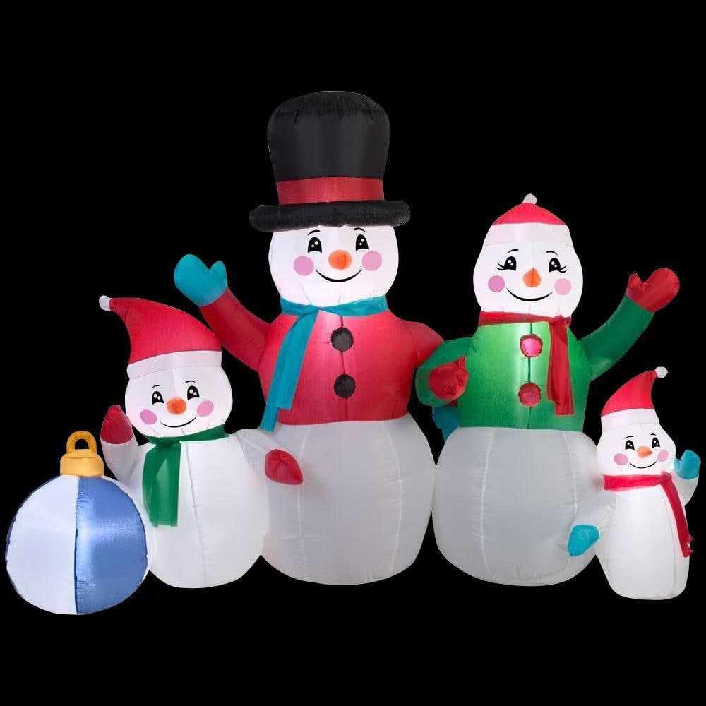  Home  Accents Holiday 10 5 ft Inflatable Santa Bowling 