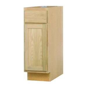 12x34.5x24 in. Base Cabinet in Unfinished Oak-B12OHD - The Home Depot