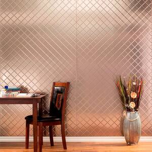 Fasade 96 in. x 48 in. Quilted Decorative Wall Panel in Matte White-S54