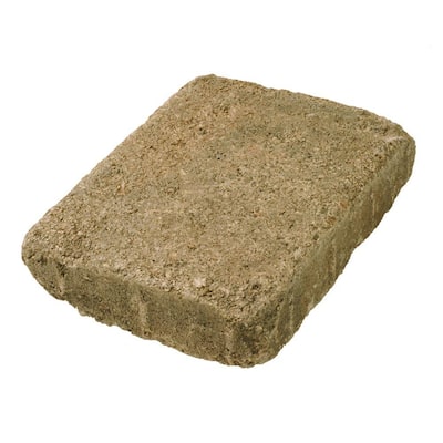 Basalite 8 in. x 11 in. Tumbled Large Cottage Blend Rectangle Concrete ...