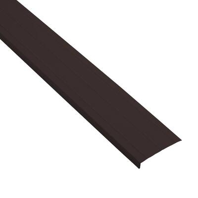 Gibraltar Building Products 6 in. x 144 in. Royal Brown Aluminum Fascia ...
