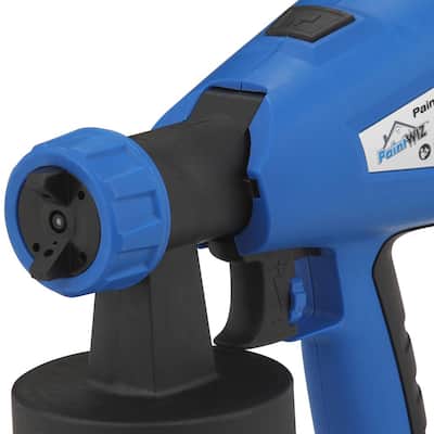 Paint sprayer for use with thin stains and lacquers