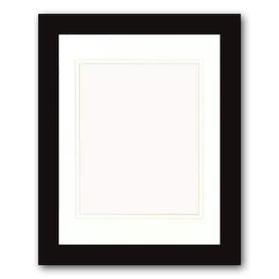 PTM Images 1-Opening. 8 in x 10 in. Matted Black Portrait Frame (Set of ...