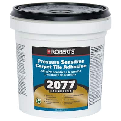 Roberts 2077 1-gal. Superior, Pressure Sensitive Carpet Tile Adhesive