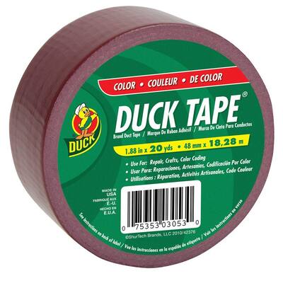 Duck 1.88 x 20 yd All Purpose Duct Tape Maroon (6-Pack)-1264519 - The ...
