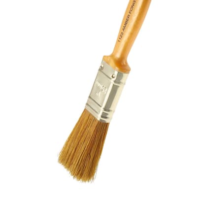 Wooster 1 in. Amber Fong Bristle Brush 0011230010 - The Home Depot
