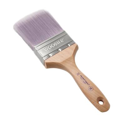 Brush that works well with fast-drying paint