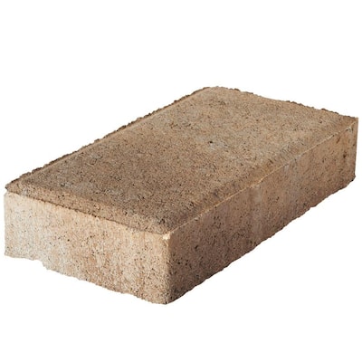Pavestone 4 in. x 8 in. 45 mm River Red Holland Concrete Paver-22044 ...