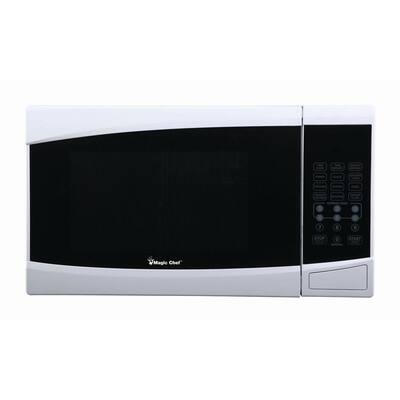 Magic Chef 0.9 cu. ft. Countertop Microwave 900 Watts in White