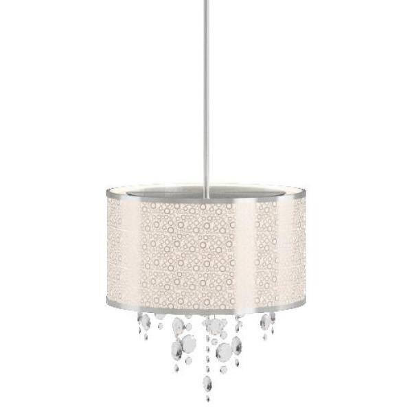 Chandelier featuring a gleaming polished chrome finish