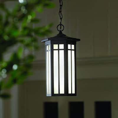 outdoor lighting lights hanging light exterior fixtures depot siding vinyl homedepot fixture