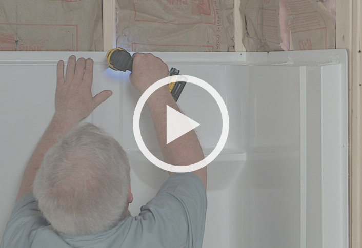 Installing a Direct-to-Stud Shower Enclosure at The Home Depot