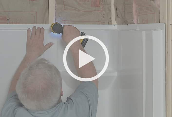 Installing a Direct-to-Stud Shower Enclosure at The Home Depot