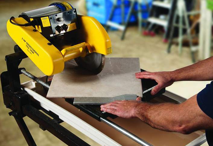 How To Cut Tile with a Wet Saw at The Home Depot