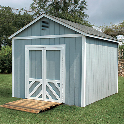 Free standing storage sheds