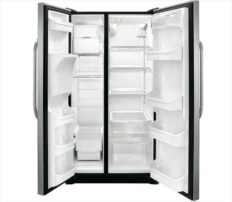 Frigidaire 25.54 cu. ft. Side by Side Refrigerator in Stainless Steel ...