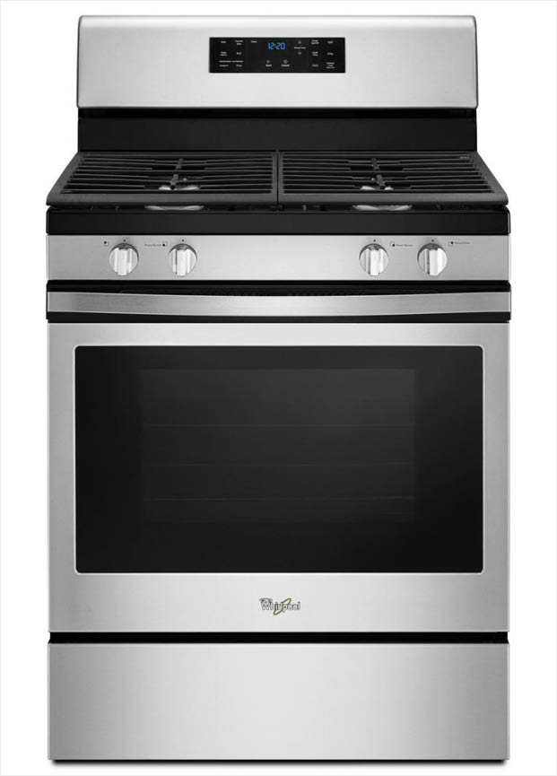 Whirlpool 30 in. 5.0 cu. ft. Gas Range Convection in ...