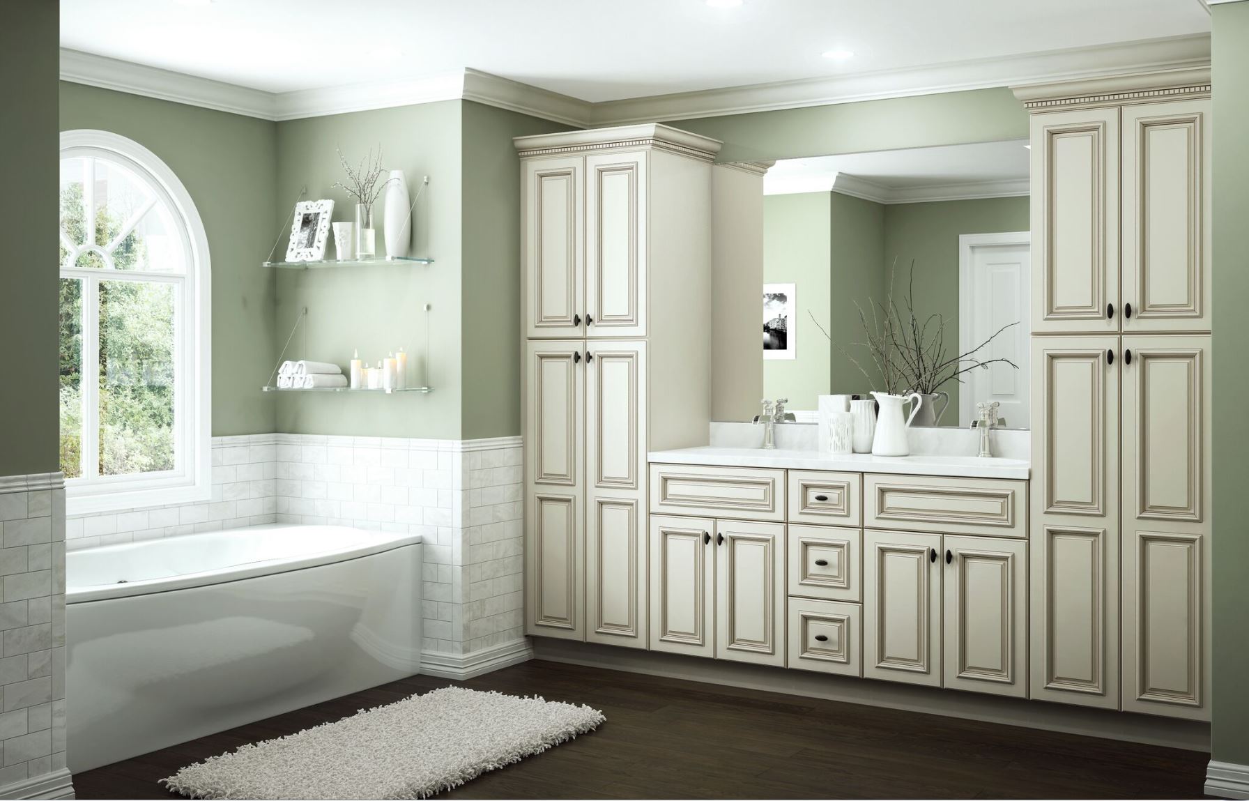 Create & Customize Your Kitchen Cabinets Holden Wall Cabinets in Bronze ...