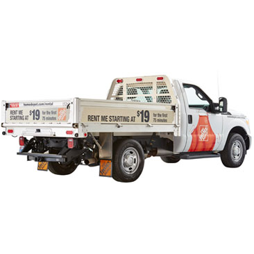 home depot pickup rental